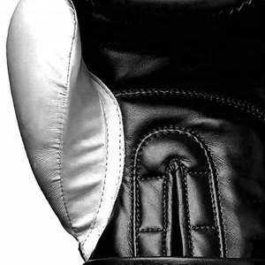 Gants de boxe professionnels en cuir sur mesure 6oz-16oz pour Sanda, Muay Thai, entraînement, fermeture à lacets et fermeture auto-agrippante au poignet, pour hommes - Product Image 4