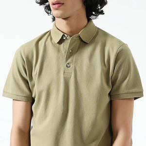 เสื้อเชิ้ตผู้ชายคุณภาพสูง สีพื้น ผ้าฝ้ายเจอร์ซีย์ถัก 100% ระบายอากาศ แห้งเร็ว ทรงเข้ารูป ปรับแต่งได้ ขายส่ง สำหรับฤดูร้อน - Product Image 5