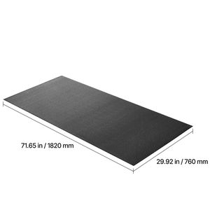 Tapis de protection pour équipement de sport de 1/4 po d'épaisseur, 30 po x 72 po, pour tapis de course et vélos stationnaires, tapis de sol protecteur pour usage intensif - Product Image 5