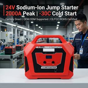 <b>24V</b> Heavy Truck Jump Starter 104Ah Sodium <b>Battery</b> for Fleet Emergency Rescue - Product Image 2