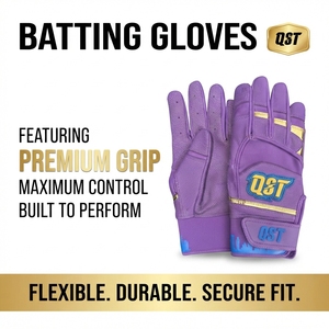 Gants de frappe de baseball personnalisés, gants de frappe de softball respirants en maille pour jeunes, avec poignet réglable pour l'entraînement en équipe - Product Image 2