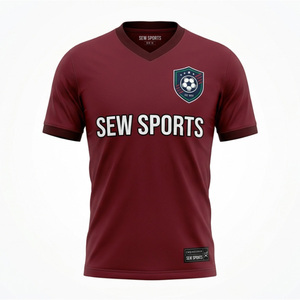 Athletic Fit Classic Style Soccer Jersey Breathable Short Sleeve Training & Match Play Team Soccer Jersey for Adults - Product Image 1