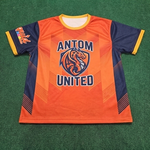 Wholesale Custom <b>100</b>% <b>Polyester</b> Jersey Sublimation T-<b>Shirt</b> Quick Dry Mesh Team Wear Sports <b>Shirt</b> Custom Logo OEM Manufacturer - Product Image 1