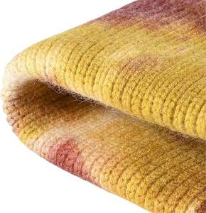 Bonnet tricoté unisexe 100 % acrylique tie-dye pour l'hiver, pour femmes et hommes, avec logo personnalisé – Vente en gros usine - Product Image 5