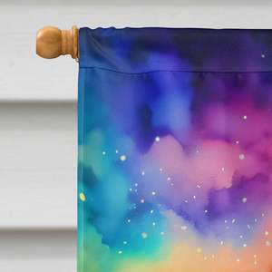 Ranúnculos Color grande porche manga poste decorativo patio Banner ilustraciones Multicolor poliéster casa bandera colgante de pared - Product Image 3