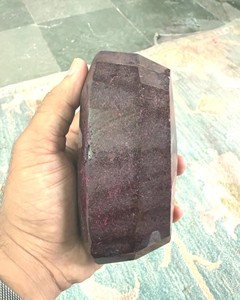 พลอยทับทิมทรงรีเจียระไนแบบมรกต 5000 กะรัต แบบคาโบชอง  หินธรรมชาติแบบหลวม ขายส่งจำนวนมากสำหรับทำเครื่องประดับ - Product Image 5