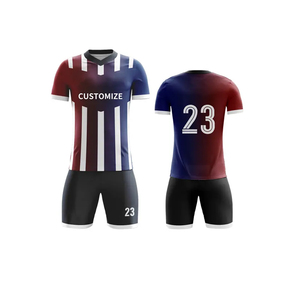 Conjunto de Uniforme de Fútbol Transpirable de Secado Rápido con Logotipo Personalizado, Alta Calidad, 100% Poliéster, al por Mayor 2024 - Product Image 2