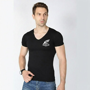 Camiseta de Manga Larga de Compresión Ligera y Transpirable, 100% Algodón, Diseño Sólido, Hecha en [Lugar de Fabricación] - Product Image 1