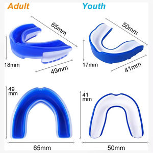 Youth Adult Customizable Durable Sports Mouth guard Custom Sublimation Printing EVA/PVC/Silicone Materials Quick Dry <b>Boxing</b> - Product Image 2