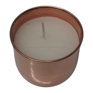 Elegante Vela Aromática en Tarro de Cobre, Ideal para la Relajación, Decoración del Hogar y Regalos, Disponible en Varios Diseños y Tamaños - Product Image 4