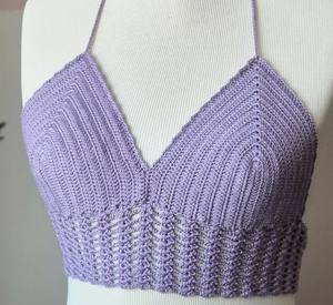 Bikini au crochet fait main - Parfait pour les journées d'été à la plage, 100% fait main, vêtements d'été uniques - Product Image 1