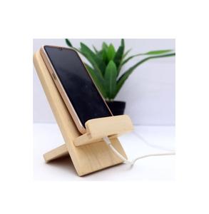 Hot Quality Vintage Wooden Mobile New Arrival Eco-friendly Wooden Mobile Phone Stand Multi-functional Charging <b>Tablet</b> Stand - Product Image 2