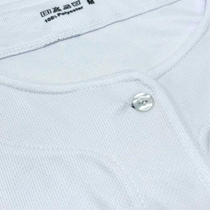 Custom White Pinstripe Baseball Jersey Black <b>Raglan</b> Sleeve Button Up Baseball Shirt Blank Plain Team Uniform <b>Top</b> Breathable - Product Image 6