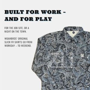 Camisa de Trabajo Ligera de Manga Larga ZUNEZI ZI-8053 2024, 100% Algodón, Resistente al Fuego NFPA 2112 FR, Nivel de Protección Contra Vapores - Product Image 4