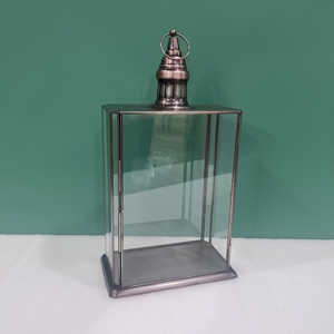 Modern Metal Glass <b>Lantern</b> Candle Holder Decorative Tabletop <b>Lantern</b> for Home Wedding Ramadan Christmas Decor - Product Image 4