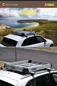 แร็คหลังคาอลูมิเนียมสำหรับบรรทุกสัมภาระสำหรับรถ SUV และรถยนต์ทั่วไป - Product Image 6