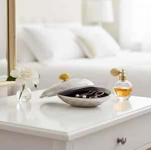In Brand Minimalist <b>Bowl</b> <b>with</b> <b>Lid</b> Polished Finish for Fruit and Snacks Airtight Design Modern Decor - Product Image 2