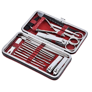 Kit de manucure et pédicure haut de gamme, outils en acier inoxydable personnalisés, fournitures pour ongles de qualité supérieure, kit de manucure OEM à prix abordable - Product Image 3