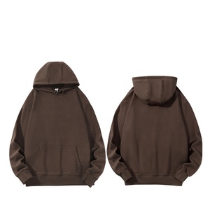 Custom Dtg Embroidered Silk Screen Printed 330gsm Polyester Cotton <b>Pullover</b> Customized <b>Men</b> Hoodies - Product Image 3