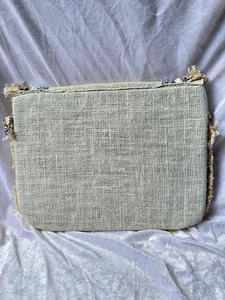 Pochette Bohème à Franges et Pièces de Monnaie, Sac à Main Tribal Perlé Ivoire, Sac de Plage Ethnique pour Femme, Mode Boutique - Product Image 4