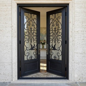 Royal Luxury KHP-DG-003 Steel Entrance Gate Contemporary Design Water Resistant Finish Easy Assembly Outdoor Use - Product Image 3