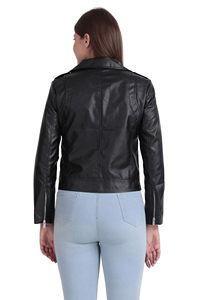 Customized Women's Jackets Fashion Wear Genuine Leather Jackets for Women Hot Selling Stylish Leather Wear Wholesale Price - Product Image 2