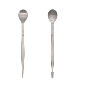 5. Cuillère-pince de chef 2-en-1 en acier inoxydable de 8 pouces, outil de cuisine coloré pour la cuisson, le barbecue, l'assaisonnement et la présentation des aliments - Product Image 5