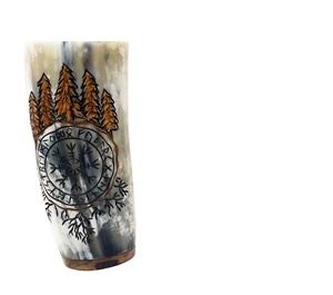 Jarra Vikinga Ecológica al por Mayor, Hecha a Mano con Cuerno de Búfalo, Vaso para Cerveza - Product Image 4