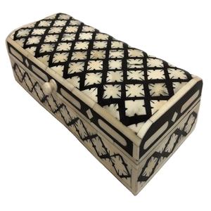Incrustación de hueso con carcasa cuadrada, caja Rectangular de resina con diseño Floral, forma Rectangular, calidad Premium - Product Image 1