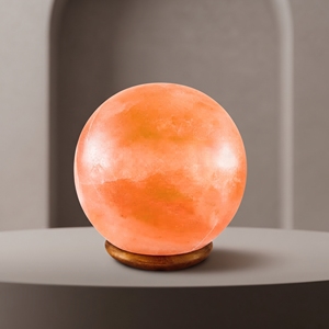 Lámpara de Sal Rosa del Himalaya en Forma de Bola, Hecha a Mano, Luz de Cristal de Roca Natural para Uso Doméstico, Lámpara Nocturna de Cristal de Roca Natural - Product Image 2