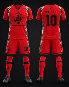 Uniforme de Fútbol de Alto Rendimiento, Conjunto Deportivo Moderno con Camiseta y Pantalones Cortos para Entrenamiento de Jugadores Activos de Club - Product Image 4