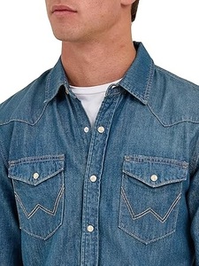 Chemise en jean décontractée pour homme, coupe ample, haute qualité, séchage rapide, respirante, boutonnée, légère, délavée, style urbain, longue - Product Image 5