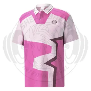 Ontwerp Je Eigen Golfpoloshirt 100% Katoen Snel Droog Ademend Veelkleurig Sublimatie Hoge Kwaliteit Heren Poloshirt