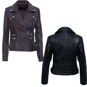 Veste en cuir PU pour femme, style bomber court, bordeaux, marron, fermeture éclair, décontractée, mode streetwear, vêtement d'extérieur - Product Image 5