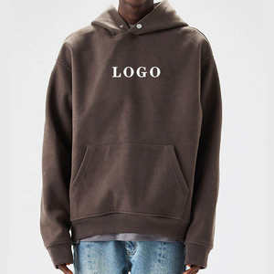 Vente en gros de sweats à capuche noirs Hip Hop, logo personnalisé, unisexe, en tissu French Terry, imprimé sur mesure, de haute qualité, surdimensionné - Product Image 1