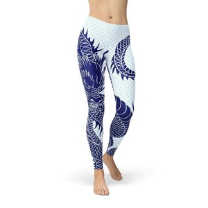 Leggings de Spandex/Nylon Transpirables de Alta Calidad para Mujer |   Pantalones de Yoga Largos con Cintura Elástica y Bolsillos con Diseño Trenzado | - Product Image 2