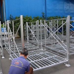 Foldable Steel <b>Pallet</b> Designed for Space Saving Storage Strong Load Support and Efficient Handling in Warehouse Operations - Product Image 2