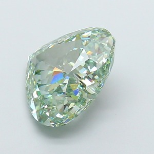 Diamant de laboratoire CVD vert vif fantaisie modifié en forme de cœur de 5,03 carats, clarté VVS1, polissage excellent, pierre précieuse en vrac en stock - Product Image 2