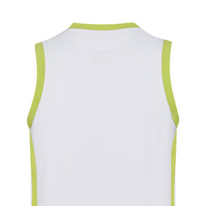 Maillot de basketball sans manches personnalisable pour homme, impression par sublimation, 100 % polyester, séchage rapide, respirant, OEM - Product Image 4