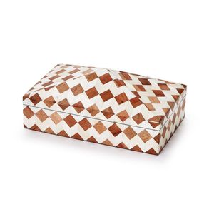 Boîte à bijoux classique en MDF et résine avec une finition artisanale attrayante pour le rangement personnel des bijoux et les cadeaux - Product Image 6