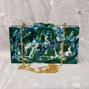 กระเป๋าถือคลัทช์ลายนางฟ้าทำจากเรซินของผู้หญิงกระเป๋าคริลิคสำหรับเจ้าสาวงานราตรีงานเลี้ยงศาสนาสำหรับผู้หญิง - Product Image 5