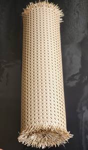 Rollo de malla de caña redonda ecológica, ratán sintético Natural para armario, accesorios para muebles - Product Image 5