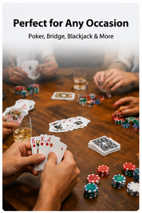 Cartes <span class=keywords><strong>à</strong></span> jouer personnalisées avec logo familial, promotionnelles, poker, 3,<span class=keywords><strong>5</strong></span> x <span class=keywords><strong>5</strong></span> pouces, sublimation, impression 4C, double face, écologiques, recyclables - Product Image 3