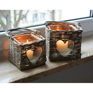 <b>Set</b> 2 Candle Holder For Wedding Decoration Rattan Candle Holders <b>Lanterns</b> and Candle Jars OEM in Vietnam Manufacturer - Product Image 6