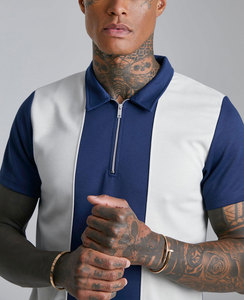 Camiseta de poliéster 100%, camiseta Polo de Golf personalizada para hombre, camiseta de manga corta, camiseta Polo en blanco por sublimación de tela, Camiseta de algodón - Product Image 3