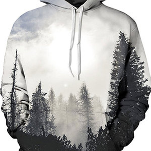Stylish and Comfortable 100% Cotton Winter Sublimation Hoodies-Customizable Print Design for Sports Teams & <b>Fans</b> Hoodies - Product Image 3
