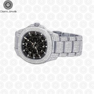 Charm_Jewells Women's Luxury Stainless Steel <b>Watch</b> 38mm Round Case Analog Quartz Sapphire Crystal Dial Folding Clasp - Product Image 4