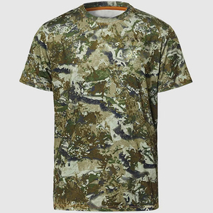 เสื้อยืดโอเวอร์ไซส์เรียบง่ายสำหรับผู้ชาย เสื้อยืดผ้าฝ้ายลายพรางต้นไม้จริง เสื้อยืดลายพรางสำหรับล่าสัตว์และตั้งแคมป์ - Product Image 6