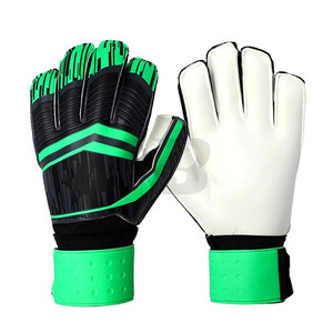 Wearable Anti-slip Professional German Latex Soccer Goalkeeper Gloves Double Protection Customizable Color Size - Product Image 1