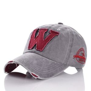 W Logo 3D Embroidery Adjustable Unisex Leather <b>Baseball</b> <b>Cap</b> Breathable Casual Hat for Spring Summer Activities - Product Image 5